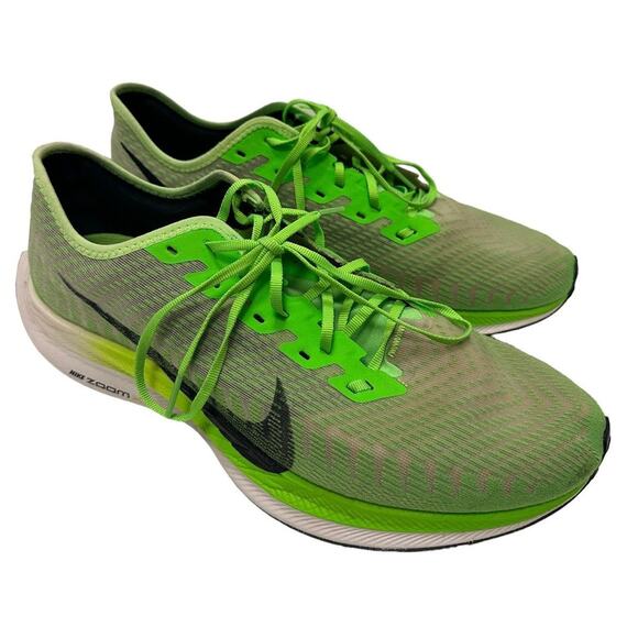 Nike Zoom Pegasus Turbo 2 Running Shoes M US 13 Electric Green Athletic Sneakers - Picture 1 of 11